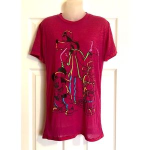 Hot Pink Old School T-shirt